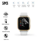 Гидрогелевая пленка, 5 шт., нетонкая, устойчивая к царапинам, ТПУ, для смарт-часов Garmin Come Sq, Venusq, мягкая, прозрачная, защитная пленка на весь экран, не стекло