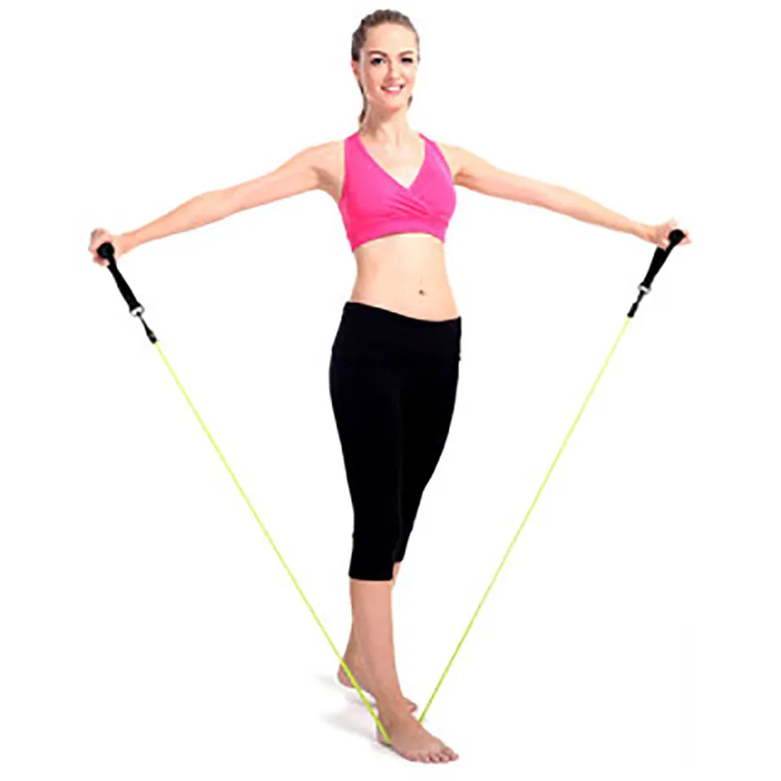 Natural Latex 11-Piece Limit Resistance Band Set Home Gym Fitness Equipment Pilates Elastic Stretching | Спорт и развлечения