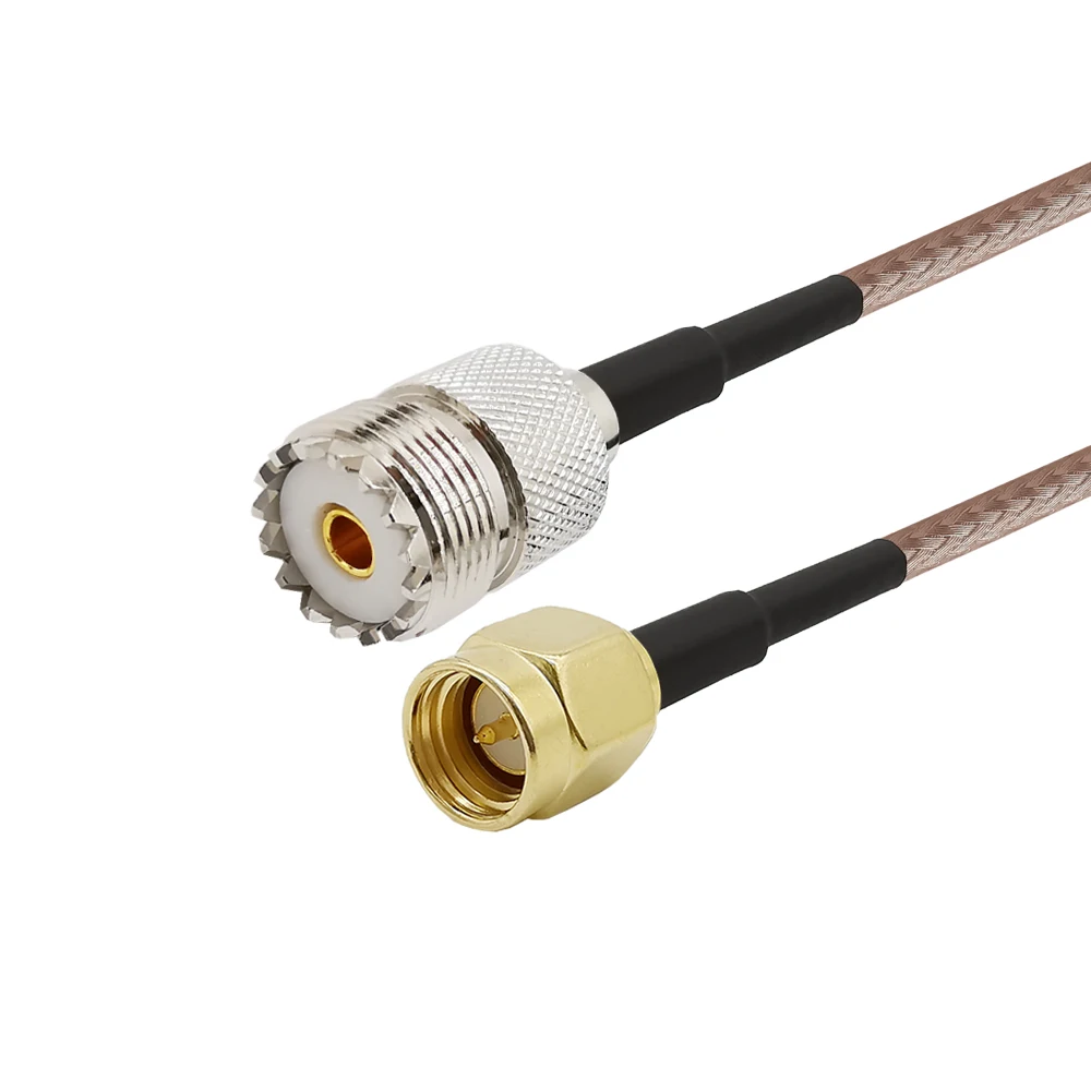 UHF ручной антенный кабель SMA штекер к SO239 гнездовой разъем RF RG316 для бы xun Baofeng Quasheng