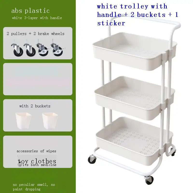 

Raf Room Sponge Paper Towel Holder Shelf Almacenamiento Cocina Bathroom Kitchen Storage Prateleira Organizer with Wheels Rack