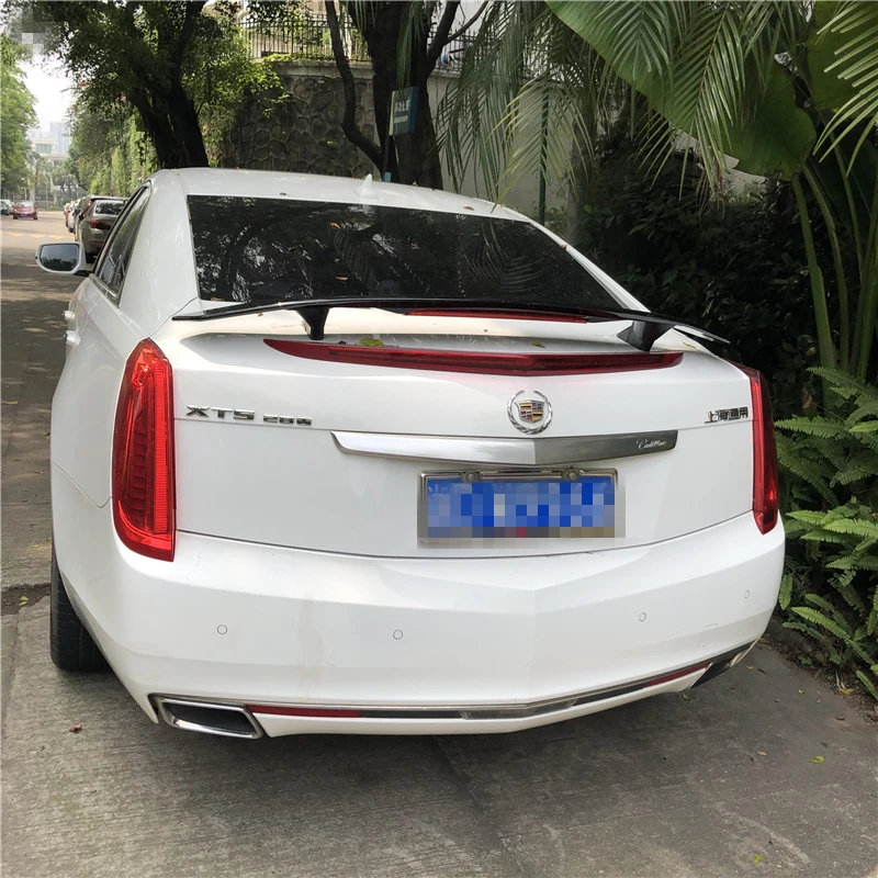 Для Cadillac спойлер ATS 2011-2019 XTS TF ABS Материал автомобильное заднее крыло грунтовка