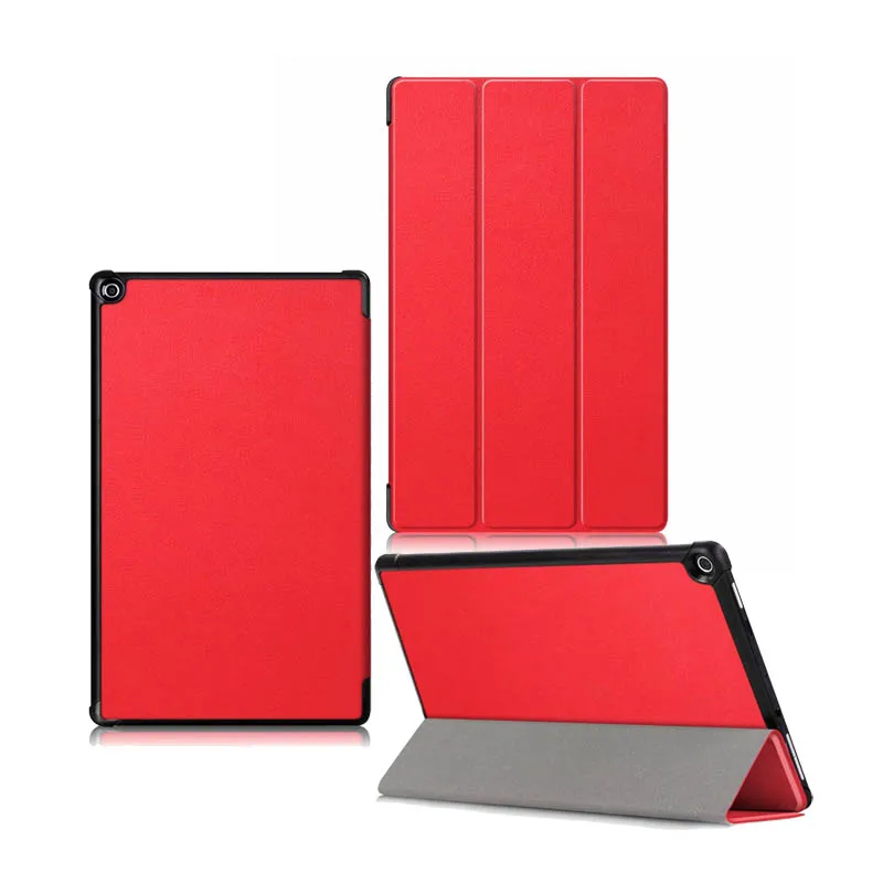 30 шт./лот Роскошный чехол книжка из искусственной кожи с подставкой для Kindle Fire HD 10