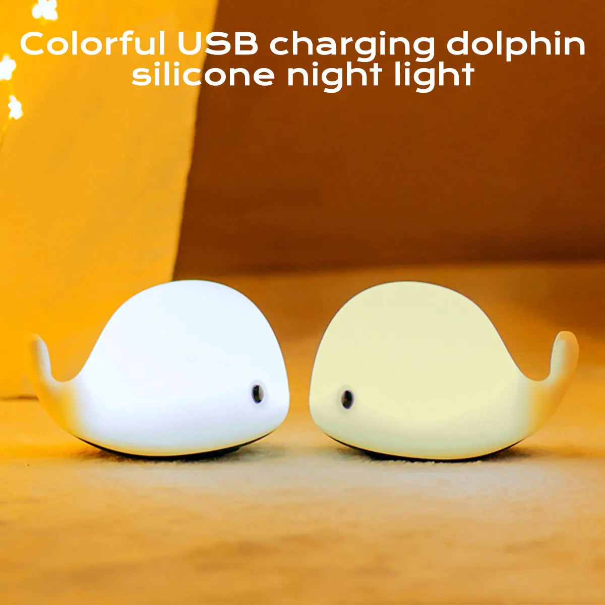 

Battery Power Baby Room LED Night Lights Whale Cartoon Night Light Kids Bedroom Table Sleeping Lamp Children Christmas Lamp Gift