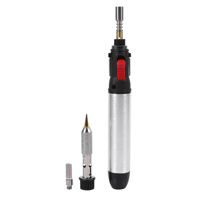 

4 in 1 Cordless Butane Gas Soldering Iron Pen Kit Temperature Adjustable Welding Torches Tool Hot Air Soldering Station