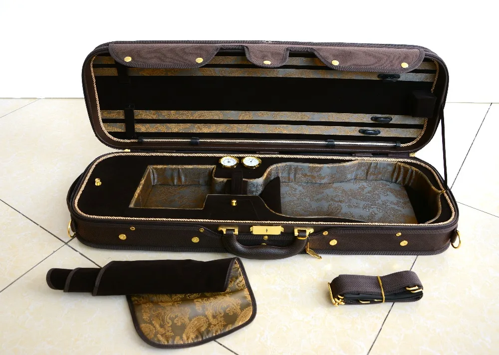 Роскошная и Королевская деревянная Скрипка чехол прочный 3 2 кг черный кофейный