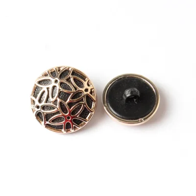 10PCS21MM Красивая жемчужная металлическая кнопка для пальто Скрапбукинг пошив одежды аксессуары для одежды DIY ремесла - Цвет: W