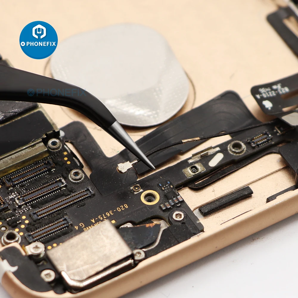 Промышленный пинцет антистатический изогнутый заостренный наконечник точный