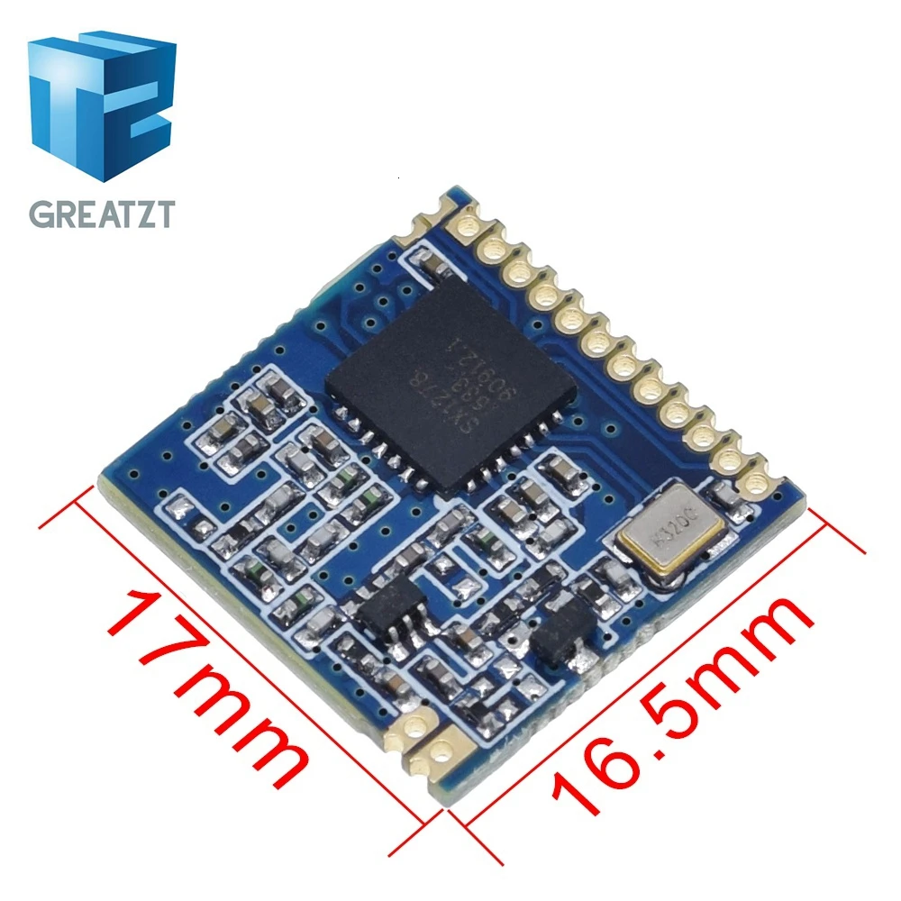 GREATZT 433 МГц LoRa SX1278 радиочастотный беспроводной модуль дальнего действия DRF1278F для