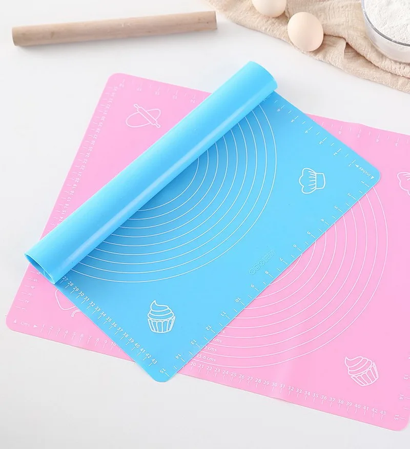 

40*50 см Большой размер пищевой силиконовый коврик со шкалой кухня смесь муки утепление ковриками коврик Инструменты для выпечки