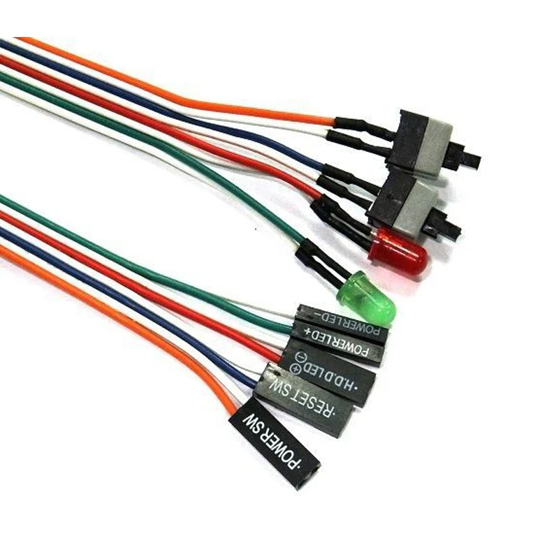 Чехол для настольного компьютера переключатель проводов перезапуск двойная