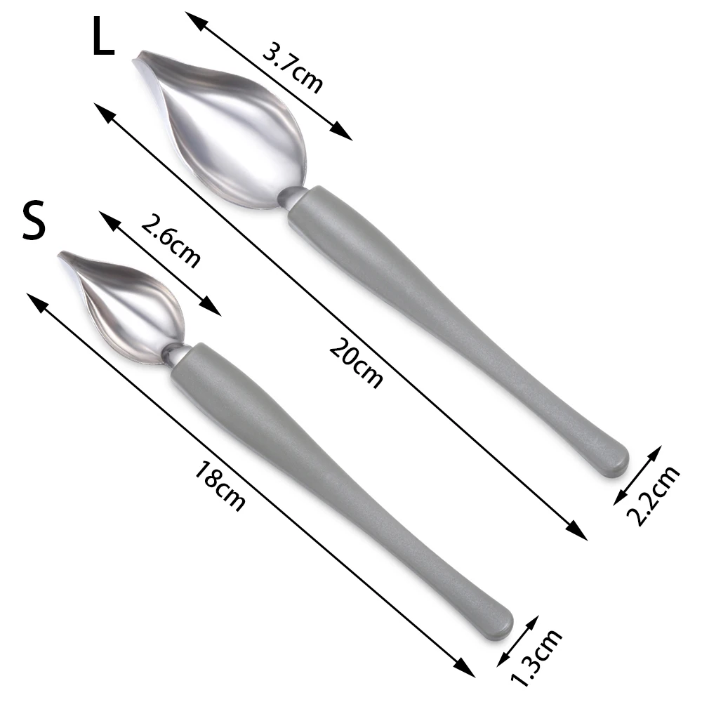 

1/2Pcs Chef Valon Sauce Plating Art Pencil Draw Design Kitchen Nozzle Portable Sauce Painting Pencil Spoon Dessert Decor