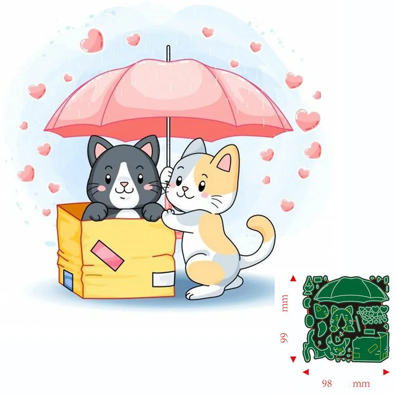 

Metal Cutting Dies Animal cat Scrapbooking Paper Cards Decorative Craft Embossing