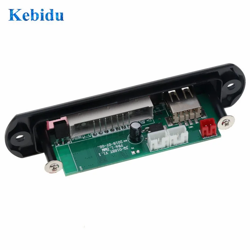 Беспроводной аудио декодер KEBIDU Bluetooth 4 1 плата светодиодный MP3 модуль mp3-плеер AUX 5-12