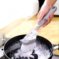 kitchen add liquid dishwashing cleaning brush automatic hydraulic non stick oil decontamination cleaning tool kitchen accessorie