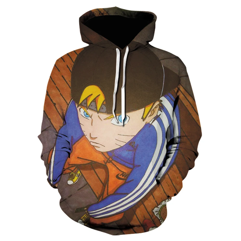 Япония Аниме Наруто толстовка с капюшоном Hokage костюмы Uzumaki пальто мультфильм