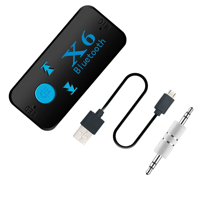 Bluetooth Aux аудио приемник разъем 3 5 мм 4 1 поддержка громкой связи TF карты A2DP Mp3