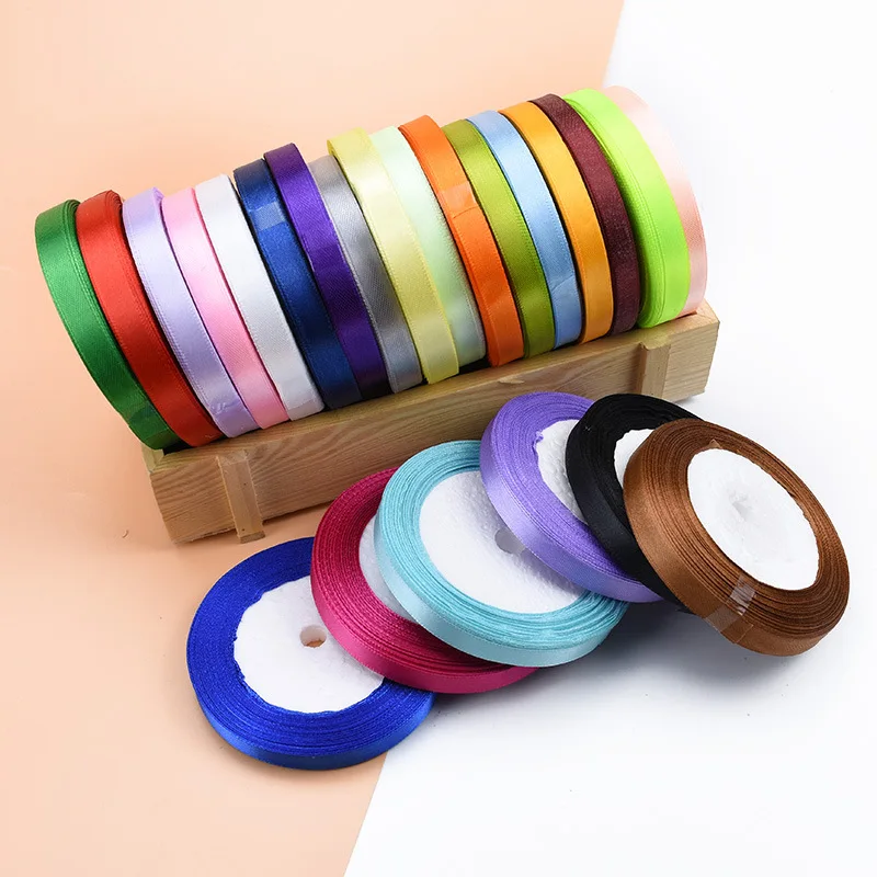 28 ярдов/многоцветная дешевая шелковая лента свадебный автомобиль DIY конфеты