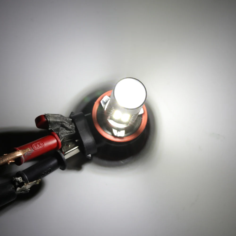 Пара H11 CREE COB светодиодный 6000K Ультра белые супер яркие противотумансветильник