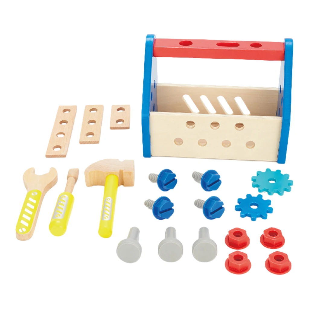

Take-Along Tool Kit Construction Toolbox Playset Toy for 3 Year and Up