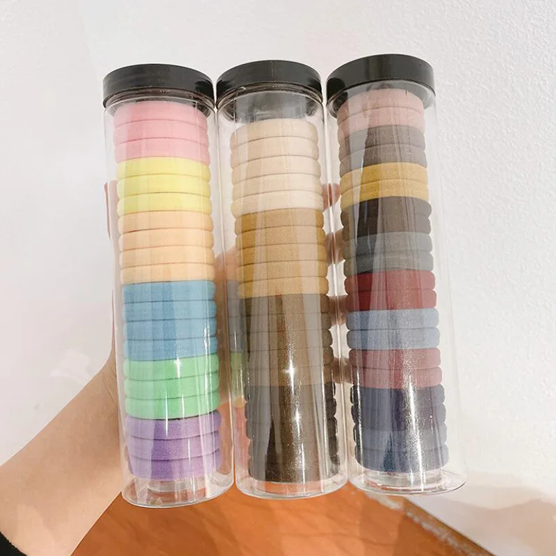 

20Pcs/Set Women Basic Elastic Hair Bands Scrunchies Ponytail Holder Headband Colorful Rubber Bands Fashion Hair Accessories