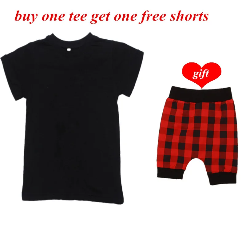 Летняя футболка для маленьких мальчиков и девочек Seartist однотонная черная с