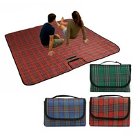 picnic mats 200x150cm waterproof outdoor camping beach mat portable baby climb play plaid blanket foldable camping sleeping pad