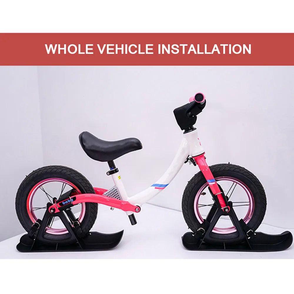 

Children'S Balance Car Skis Snowboard Sleigh Balance Car Snowboard Can Turn Balance Car Into Snow Sled 12-Inch Fold-Up Snowboard