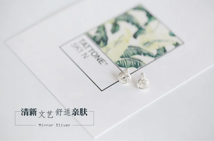 Женские серьги гвоздики REETI элегантные свадебные украшения из стерлингового