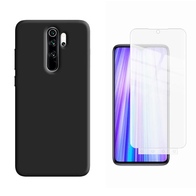 Набор мягких защитных пленок на весь корпус для Xiaomi Redmi Note 8 Pro Гидрогелевая пленка