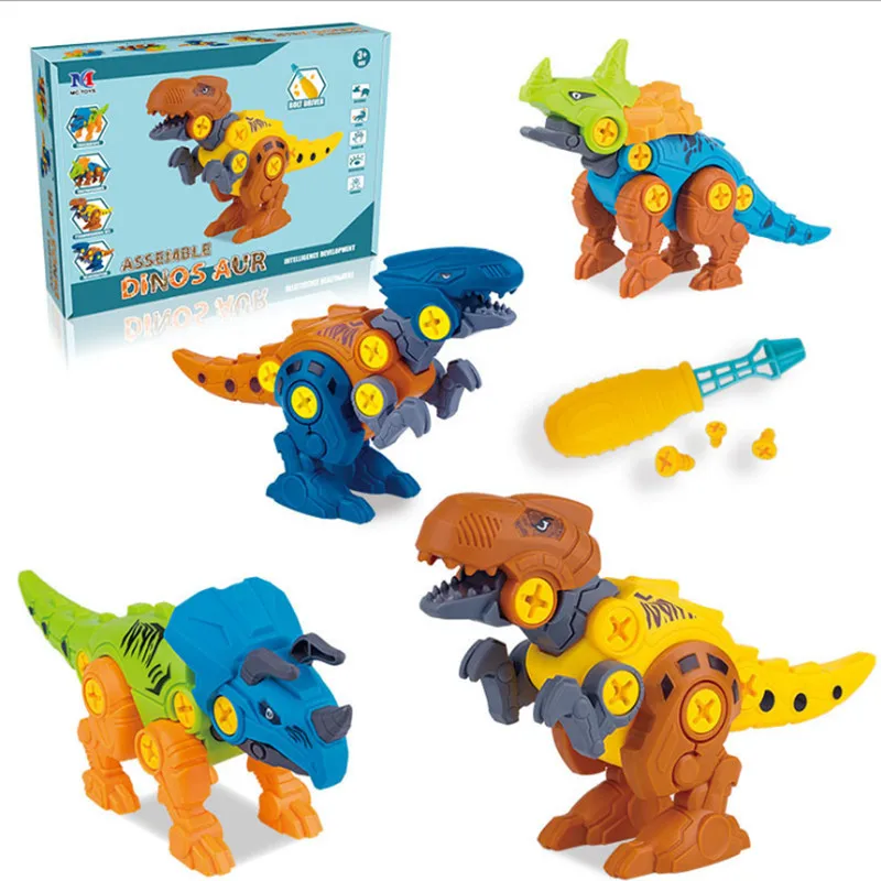 

Disassembly Dinosaur Toy Set DIY Nut Assembly Dinosaur Model Children's Educational Toys Gifts Toy