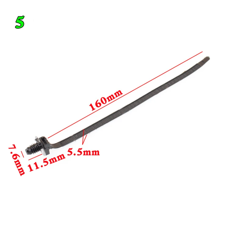 10 шт. Автомобильная балка шасси линия трубы Отделка фиксированная проводка жгут