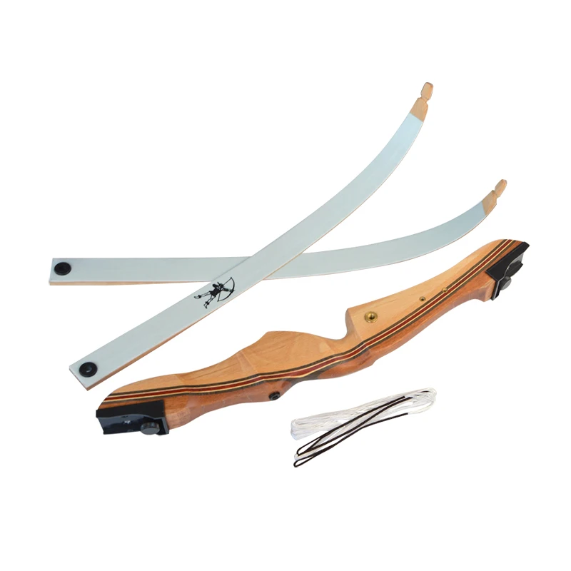 

68" Takedown Recurve Bow Wooden Riser Longbow 16-38lbs Bow For Archery Target Practice Outdoor Hunting Shooting Accessories