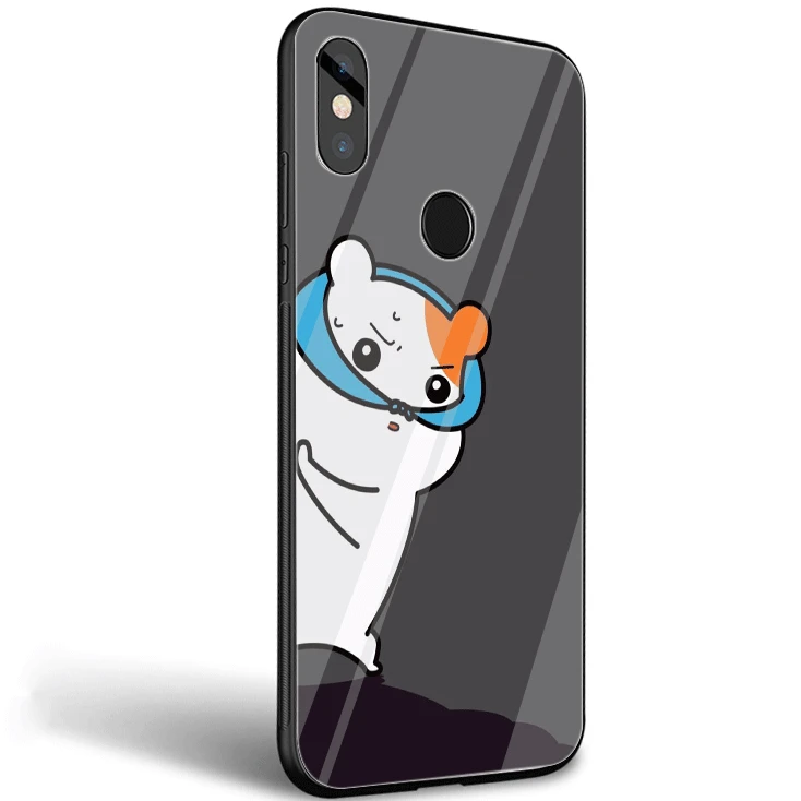 Стекло чехол для телефона Xiaomi mi 8 9 F1 A1 A2 5X 6X Red Примечание 5 6 7 Pro 6A 4X крышка Ebichu сайту