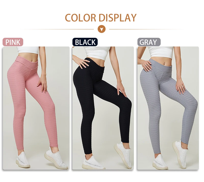 

Aleiya High Waist Fitness Women Workout Push Up Legging Fashion Solid Color Bodybuilding Hip Lift Woman Joggers