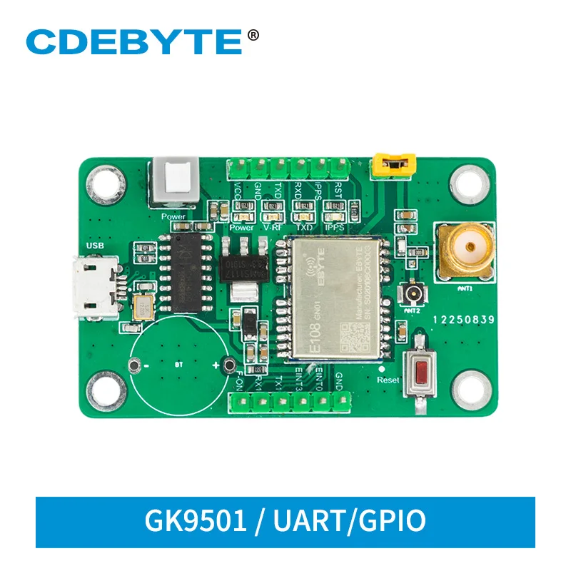 

GPS GLONASS BDS NMEA0183 V4.1 Test Kit Board Gsm RTK Multi-mode GNSS Satellite Positioning Navigation Module for E108-GN01