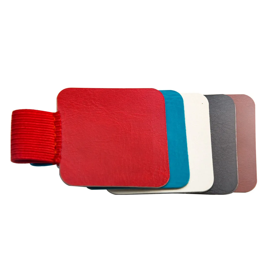 

Self-adhesive Elastic Loop School Supplies Office Supplies Pencil Pen Holder Pen Clip Simple Style Leather Stationery Notebooks