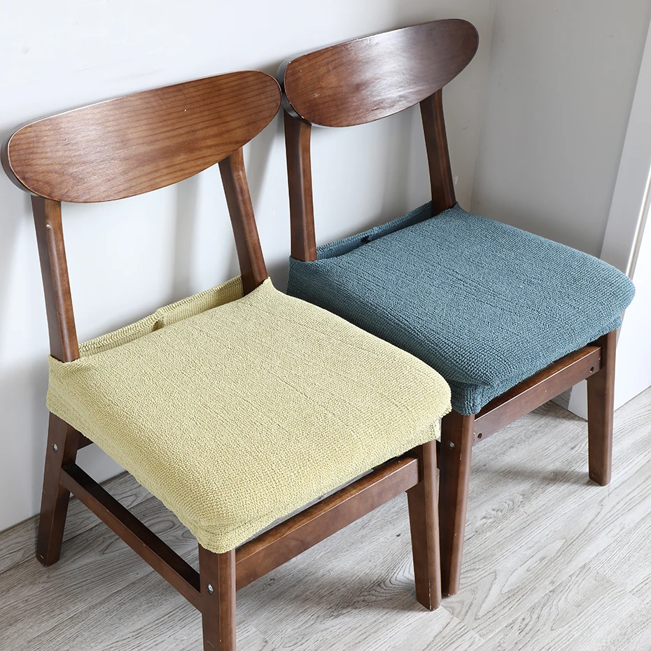 Эластичный спандекс жаккард чехлы для стульев столовой удаляемый моющийся Анти