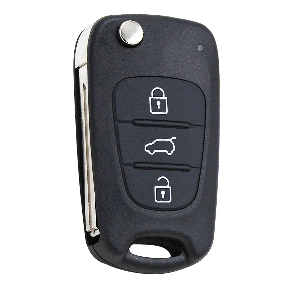 3 кнопки Складной флип дистанционный автомобильный чехол для ключей корпус Kia K2 K5