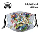 Такаси Мураками-хаосы противопылевые фильтры для мужчин женщин детей девочек мальчиков подростков ротовые маски муракаси Такаси Мураками Цветок