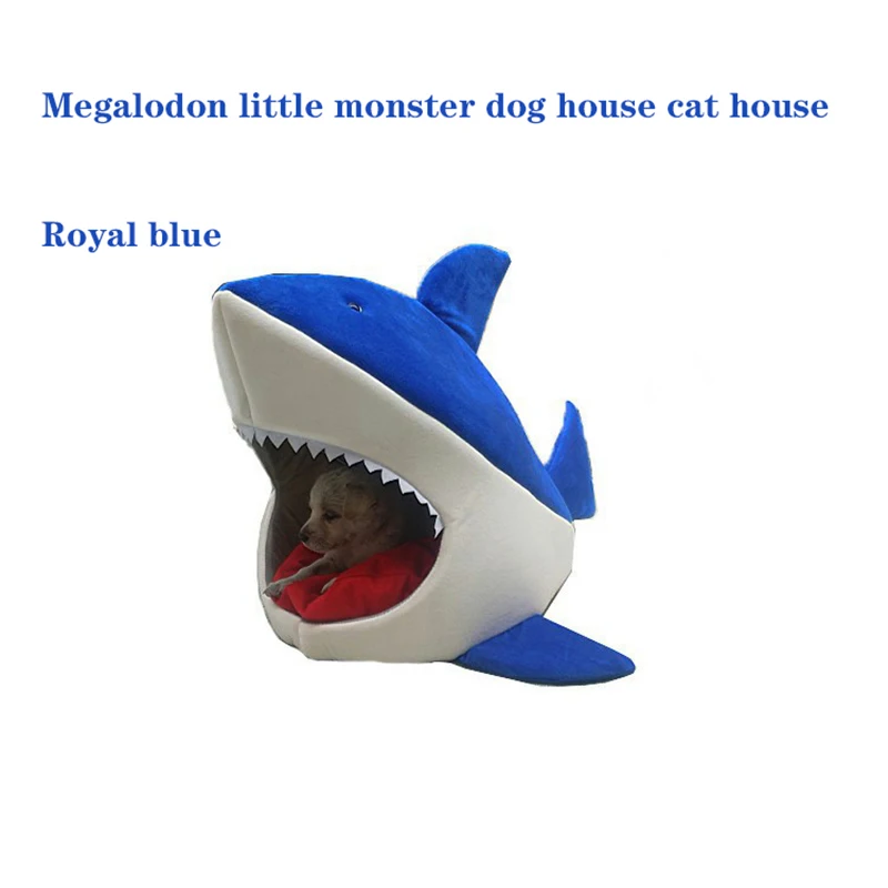 Креативная подушка в виде кота гнезда для домашних животных акулы желтого цвета