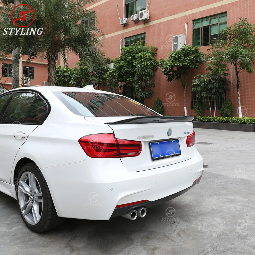 F30 спойлер из углеродного волокна PSM стиль для BMW F80 M3 318i 320i заднего багажника крыла