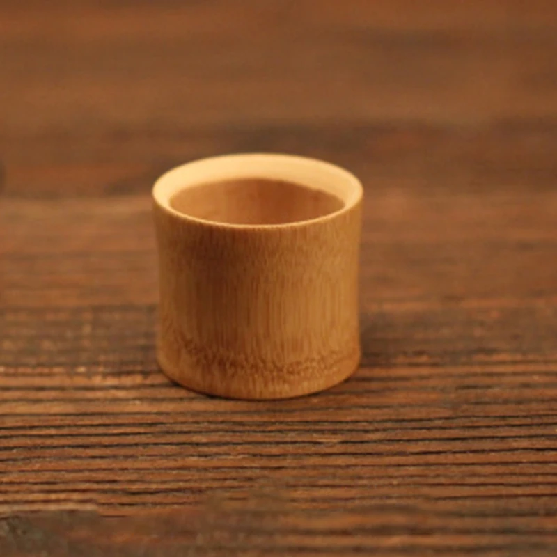 Опционально 3 вида натурального чая пива Бамбуковая чашка с резьбой кофе сока