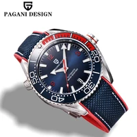 pagani design watch for men mechanical automatic watches sapphire crystal 100m waterproof fashion sports clock relogio masculino