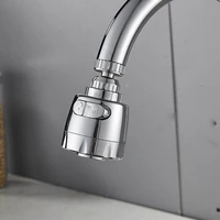 faucet anti splash extender kitchen bathroom faucet water saving filter extension dual mode rotating bubbler faucet nozzle