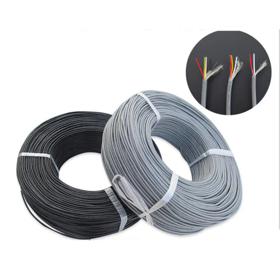 EClyxun 50 метров 4 ядра экранированный провод UL 2547 28AWG 2 1 канал кабель аудиосигнала