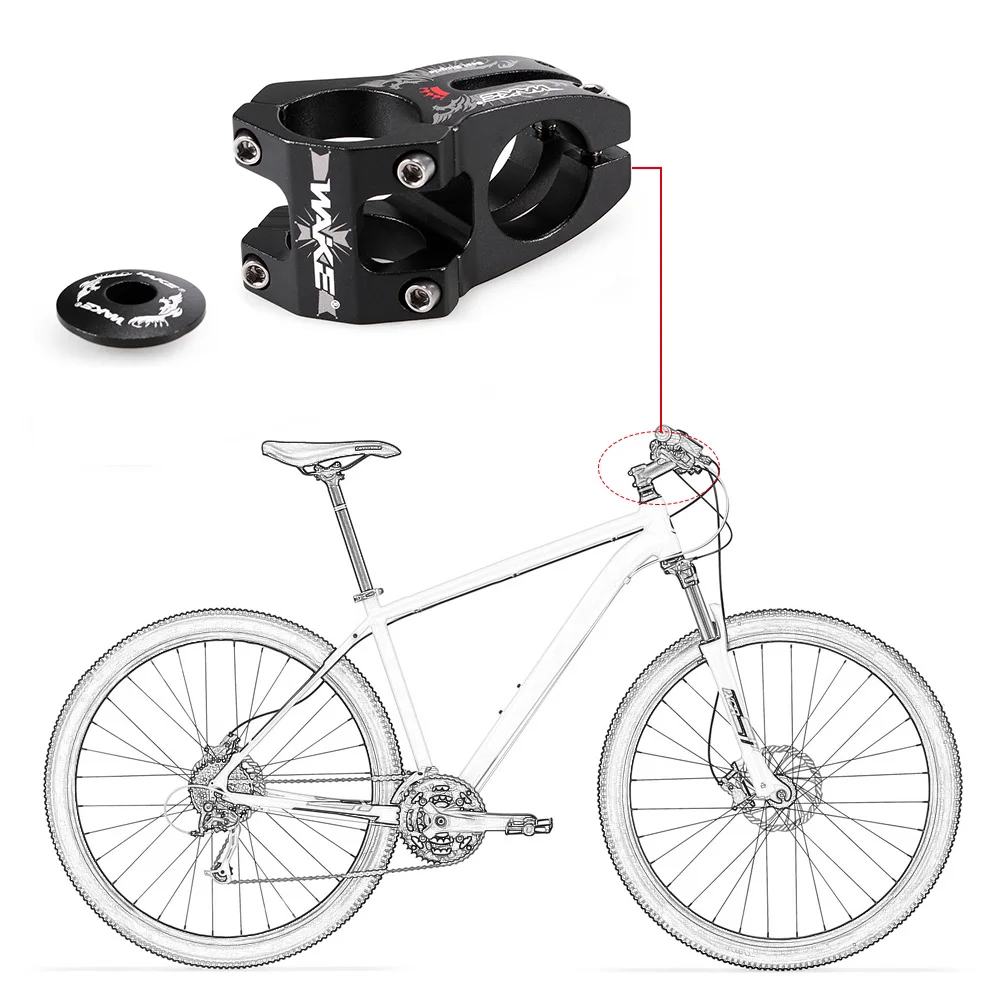 Вынос руля велосипеда из алюминиевого сплава WAKE 31 8 мм для горных и шоссейных