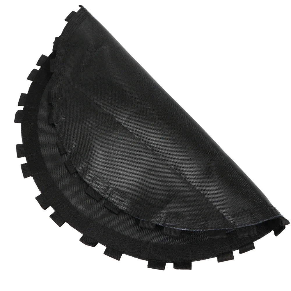

1Pc Black Trampoline Replacement Jumping Mat Trampoline Round Mat with Hooks