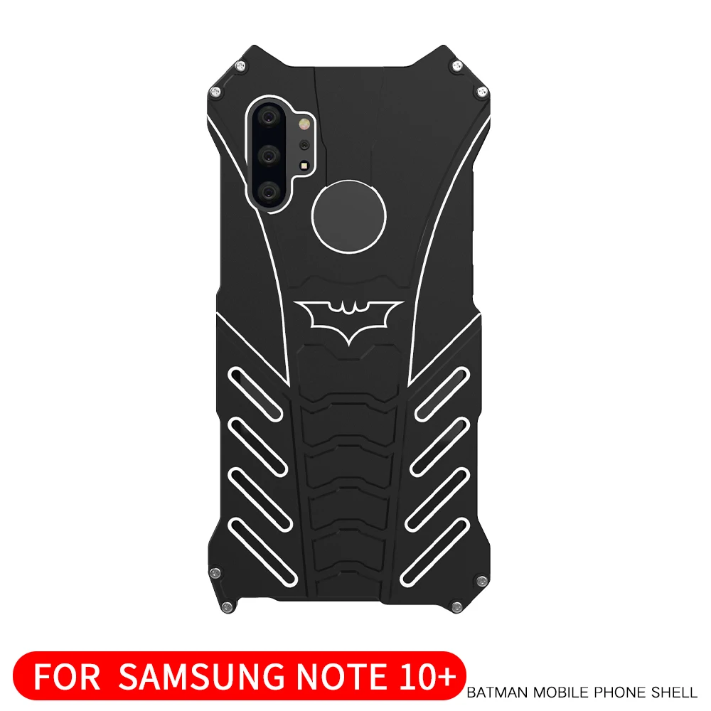 Алюминиевая броня Железного человека Бэтмен чехол для samsung Galaxy S10e S10 5G S9 S8 S7 S6 Edge Plus Note 10 9 8 5 чехол для телефона