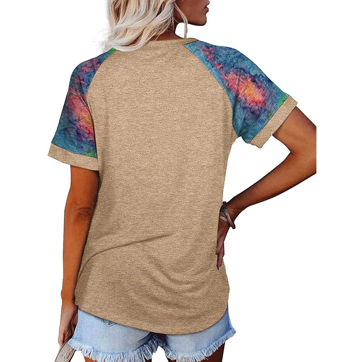 

Oversize Short Sleeve T-Shirt Women Patchwork Print Summer Casual Loose Top Tshirt Female 5XL Plus Size Street Fashion Tee New