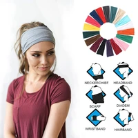 multifunctional hair band womens yoga hair accessories sweat absorbing wide side hair band autumn winter hair bands for women